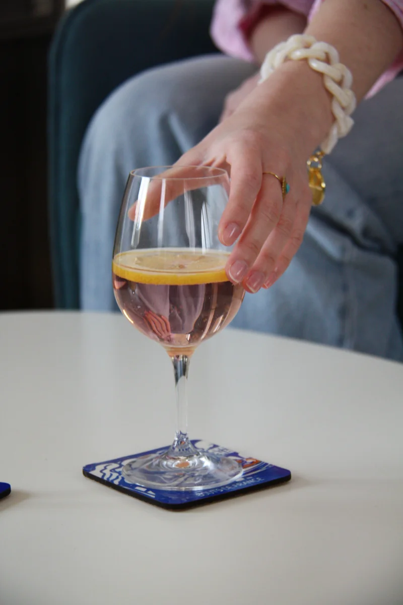 Dessous de verre BOUTS DE FRANCE — illustration provençale verso