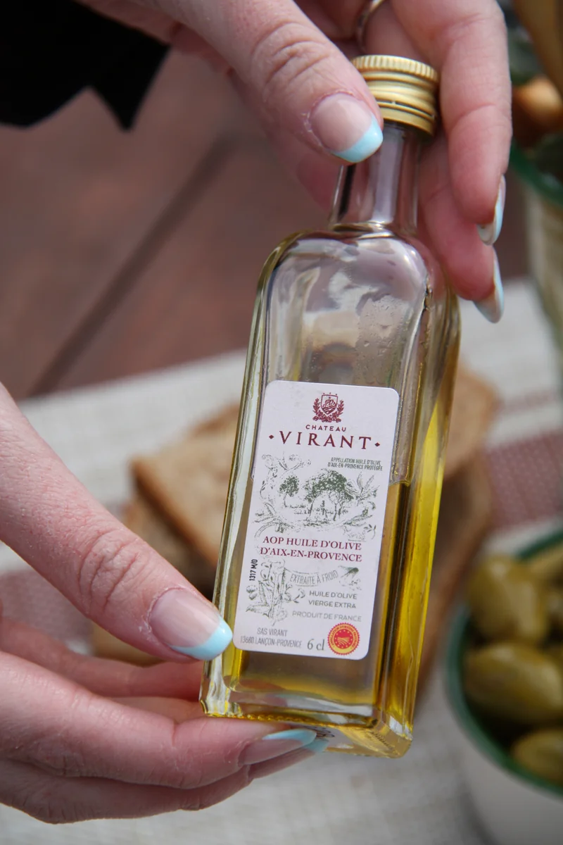 Huile d'olive extra vierge Château Virant 6cl